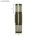 Modern hollow design silver led wall mounted light outdoor sconce