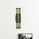 Modern hollow design silver led wall mounted light outdoor sconce