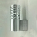 Modern hollow design silver led wall mounted light outdoor sconce