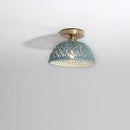 Modern hollow white and gold ceramic led ceiling lights living room