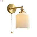 Modern honeycomb brass ceramic led wall sconce bedroom light