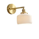 Modern honeycomb brass ceramic led wall sconce bedroom light