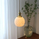 Modern honeycomb brass ceramic led wall sconce bedroom light