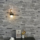 Modern honeycomb glass double headed led wall lamp bedroom sconce