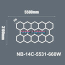 Modern honeycomb hexagon led ceiling light – living room fixture