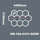 Modern honeycomb hexagon led ceiling light – living room fixture
