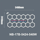 Modern honeycomb hexagon led ceiling light – living room fixture