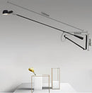 Modern industrial black & white dimmable led wall lamp bedroom light