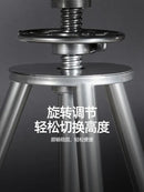 Modern industrial chrome adjustable dining chair for kitchen bar