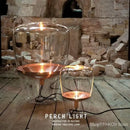 Modern industrial copper glass balloons floor lamp living room