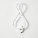 Modern infinity black led wall light – living room sconce