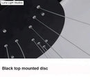 Modern interlocking ring led pendant lights for dining room