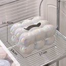 Modern iridescent blue and cream ceramic tissue box bedroom decor