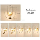 Modern iron led wall lamps with child figurine for bedroom