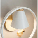 Modern iron led wall lamps with child figurine for bedroom
