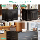 Velmor Modern L-Shaped Reception Desk With Storage Shelves (SAK81036)