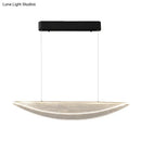 Modern leaf shaped acrylic led pendant light for dining room