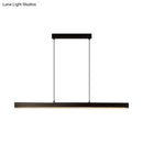 DecorBites™ Modern LED Acrylic Ceiling Light Bar in Black for Island - Width Options: 23.5"/31.5"/39