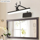 DecorBites™ Modern LED Metal Vanity Wall Lamp with Antlers Arm in White/Natural Light - 17"/20.5"/28" Wide