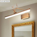 DecorBites™ Modern LED Metal Vanity Wall Lamp with Antlers Arm in White/Natural Light - 17"/20.5"/28" Wide