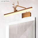 DecorBites™ Modern LED Metal Vanity Wall Lamp with Antlers Arm in White/Natural Light - 17"/20.5"/28" Wide