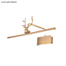 DecorBites™ Modern LED Metal Vanity Wall Lamp with Antlers Arm in White/Natural Light - 17"/20.5"/28" Wide