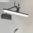 DecorBites™ Modern LED Metal Vanity Wall Lamp with Antlers Arm in White/Natural Light - 17"/20.5"/28" Wide
