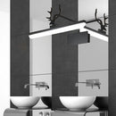 DecorBites™ Modern LED Metal Vanity Wall Lamp with Antlers Arm in White/Natural Light - 17"/20.5"/28" Wide