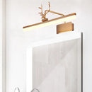 DecorBites™ Modern LED Metal Vanity Wall Lamp with Antlers Arm in White/Natural Light - 17"/20.5"/28" Wide