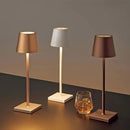 Modern led mosaic table lamp with wireless charger bedroom light