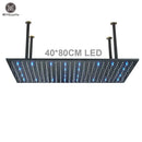 Modern led rainfall shower head – bathroom color changing luxury