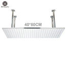 Modern led rainfall shower head – bathroom color changing luxury