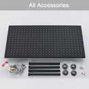 Modern led rainfall shower head – bathroom color changing luxury