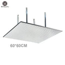 Modern led rainfall shower head – bathroom color changing luxury