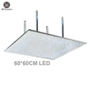 Modern led rainfall shower head – bathroom color changing luxury
