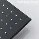Modern led rainfall shower head – bathroom color changing luxury