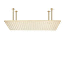 Modern led rainfall shower head – bathroom color changing luxury