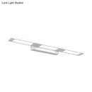DecorBites™ Modern LED Rectangular Acrylic Vanity Wall Light - White/Warm Light