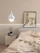 Modern led water droplet ceiling chandelier bedroom pendant light