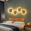 DecorBites™ Modern LED Wood Wall Sconce in Beige - Stylish Geometric Living Room Light Fixture