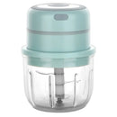 Modern light blue electric food chopper kitchen garlic masher