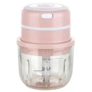 Modern light blue electric food chopper kitchen garlic masher