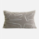 Modern light coffee patchwork pillow covers living room decor