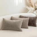 Modern light grey coffee texture cushion covers living room decor