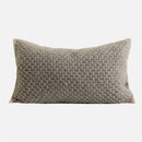 Modern light grey coffee texture cushion covers living room decor
