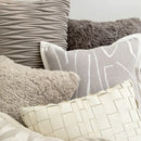 Modern light grey coffee texture cushion covers living room decor