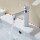 Modern lime green & chrome basin brass faucet bathroom mixer tap