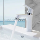 Modern lime green & chrome basin brass faucet bathroom mixer tap