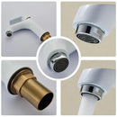 Modern lime green & chrome basin brass faucet bathroom mixer tap