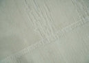 Modern Loop Cut Pile Solid plane Beige Hand Knotted 8x10 Wool Area Rug
